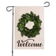 thumbnail image 3 of Jardín, Impermeable, De Doble Cara, Bandera De Bienvenida De Flores Para Decoración De Jardín Y Césped Eigraketly HA043509-04, 3 of 6