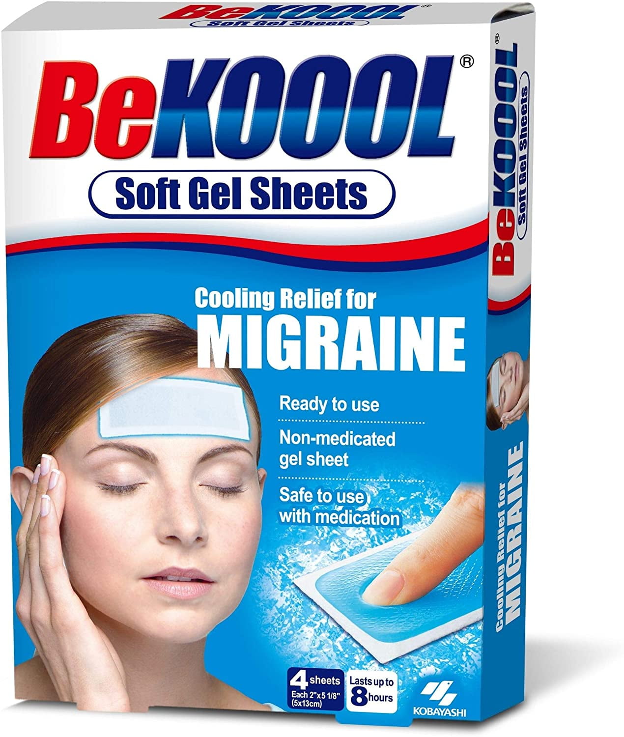 Bekoool Soft Gel Sheets for Adults - 4 Ea, 2 Pack