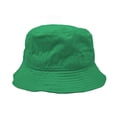 thumbnail image 3 of Glory Max Summer Beach Bucket Hat 100% Cotton Sun Visor Fishing Packable Cap Green, 3 of 5