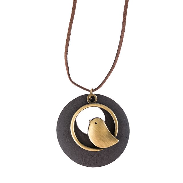Collier Long Oiseau Rétro Style Ethnique Collier Collier Long Pendentif Collier