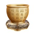 thumbnail image 2 of Cuenco de latón Feng Shui Soledad, 2 of 10