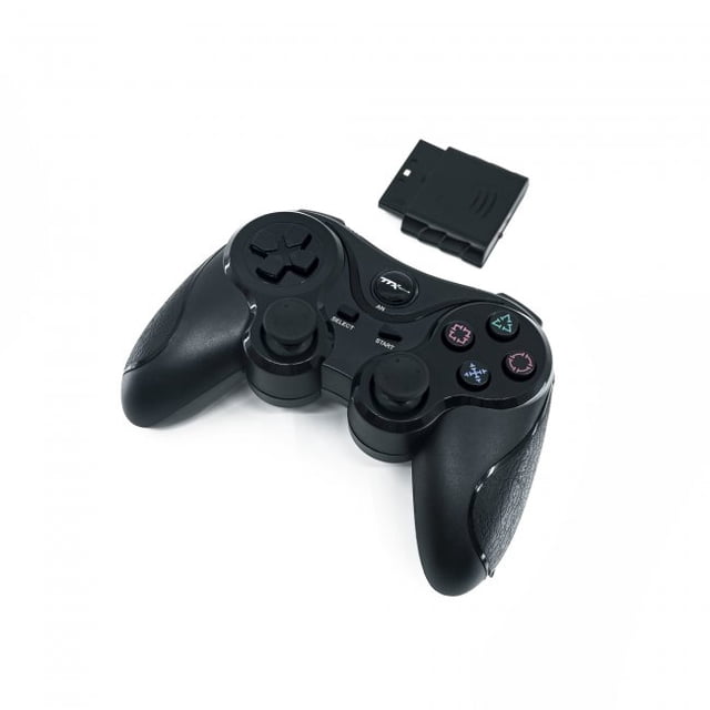Control TTX TECH inalambrico para PS2 Negro