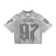 thumbnail image 1 of Camiseta de fútbol Y2K, camiseta holgada de empalme estadounidense de moda, ropa de calle informal transpirable, camiseta unisex de manga corta, 1 of 6