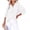 4# White, variant on Womens Casual Gauze Button Neck Long Sleeve Oversized Blousestops, Gauze Shirts for Women, Gauze Tops and Blouses Pink S