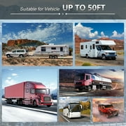 Solar Wireless Rear View Backup Camera For Phone Magnetic Base Solar Power And Built-In Battery For RV Car ,Clear Images