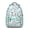 Greenish-blue-5, variant on Furry Friend Print Lightweight Daypack - Adjustable Straps & Padded Back for Ergonomics