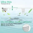 thumbnail image 2 of LIVINGbasics Ultra-Slim Toilet Bidet Attachment, Dual Nozzle Cold Water Non-Electric Design with Adjustable Pressure Control, Easy Installation, 2 of 6