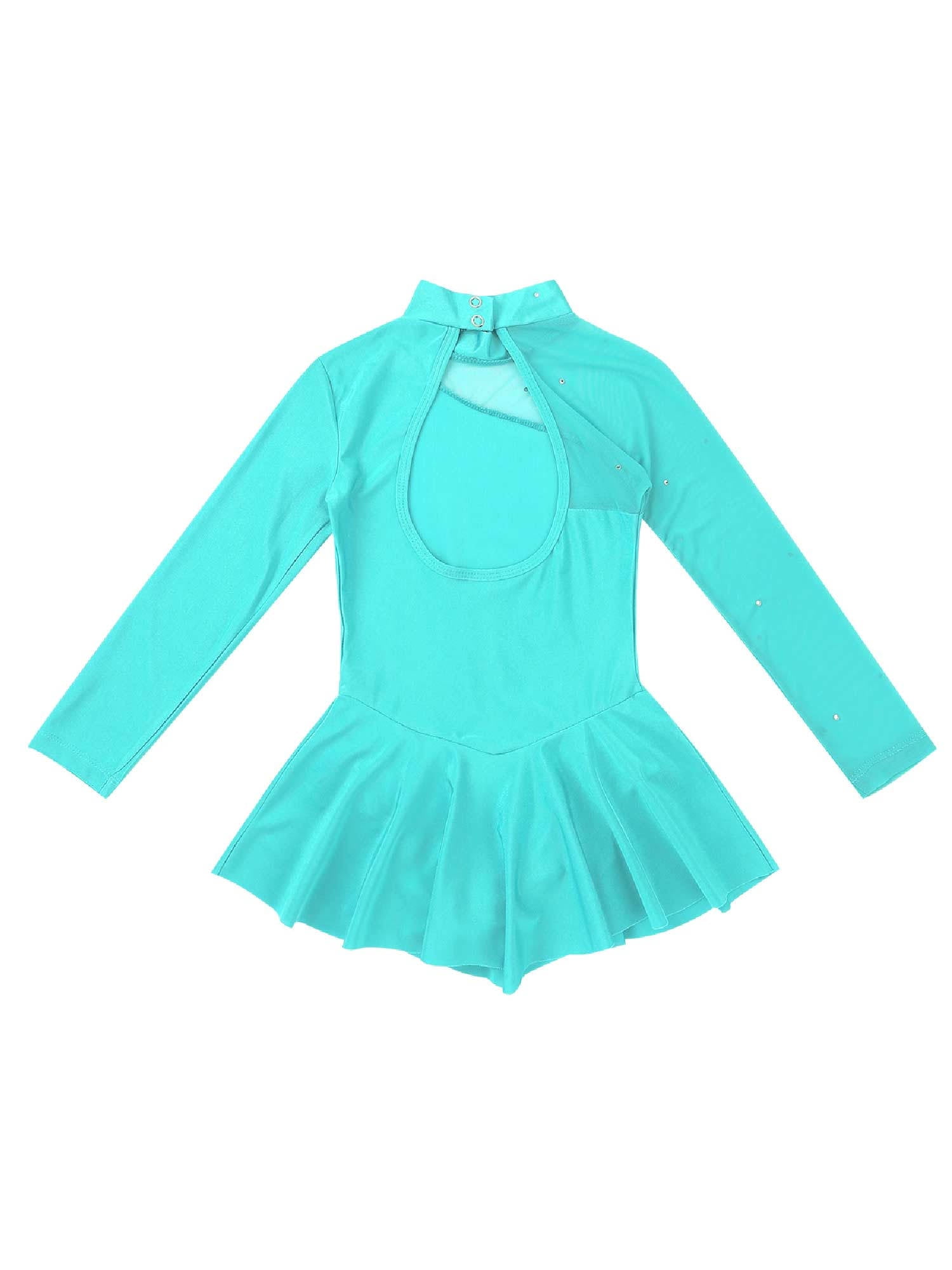 Costume Danse Du Ventre Fille Paillettes - Crop Top Et Jupe Tutu - Tenue Moderne Contemporaine Et Patinage Artistique