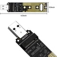 thumbnail image 3 of Adaptador M.2 Nvme Ssd A Usb 3.1 Lector De Tarjetas Portátil M2 Ssd A Usb 3.0 Cateissary EL015885-00, 3 of 5