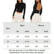 thumbnail image 2 of Blusa Mangas Largas Top de manga larga para mujer, camisa informal sexy con espalda descubierta, Top elástico para gimnasio Kuymtek Negro T L para Mujer, 2 of 7
