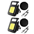 thumbnail image 1 of Sywqhk 6W COB LED Linterna Llavero Camping 400lm Lámpara de clip impermeable (2 juegos) Sywqhk Alta Calidad, 1 of 9