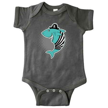 

Inktastic Shark Pirate Funny Gift Baby Boy or Baby Girl Bodysuit