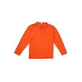 thumbnail image 1 of Men's Adaptive Open Back Full Sleeves Orange T-shirt, 1 of 5