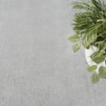 thumbnail image 2 of Nourison Essentials Indoor/Outdoor Silver Grey 6' x 9'oval Area Rug, (6x9 Oval), 2 of 9