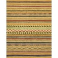 thumbnail image 1 of Ahgly Company Indoor Rectangle Abstract Yellow Abstract Area Rugs, 5' x 7', 1 of 6
