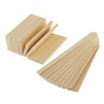 thumbnail image 1 of 20x Rectángulo Artesanal Tablero de en Aviones símbolo Pirograbado Materiales de Bricolaje Macarena Borad de madera natural, 1 of 8