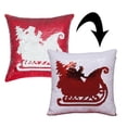 thumbnail image 2 of DOLITY Decorative Christmas Square Throw Pillow Cushion 16x16inch for Bedroom Decor D, 2 of 7