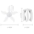 thumbnail image 3 of Agiferg LED Garage Shop Work Lights Home Ceiling Fixture Deformable Lamp 75W E27 140LED, 3 of 8