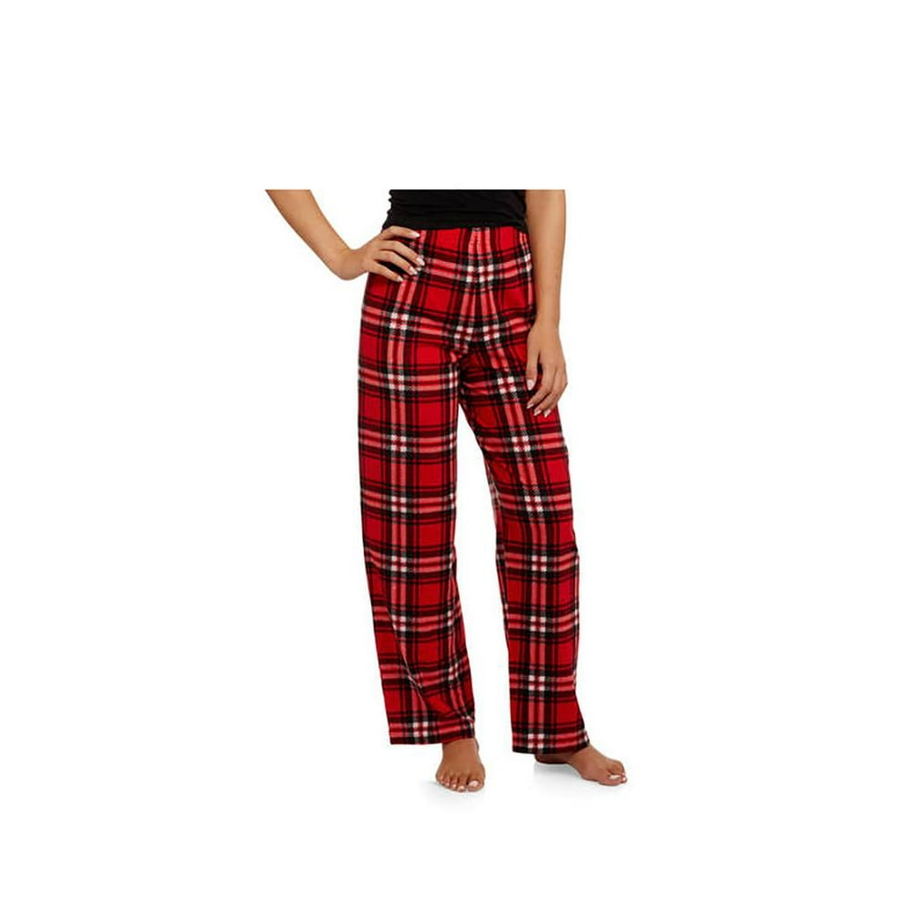red plaid pajama pants