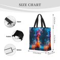 thumbnail image 3 of Fotbe Modern Art Red And Blue Colors Bolsa Tote con Estampado para Mujer, Bolsos con Cremallera, Bolsa de Hombro Casual de Gran Capacidad con Bolsillos Internos, 3 of 7