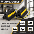 Wheel Chocks For RV 160B-4pair8pack With Rope, Durable Rubber Tire ...
