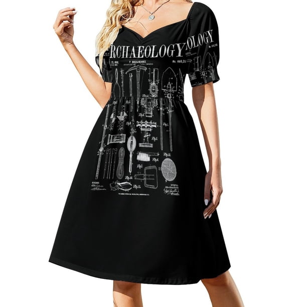 Kit de campo para estudiantes de arqueología vestido Vintage de manga corta con patente vestidos para fiesta de boda vestido morado