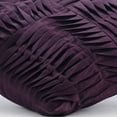 thumbnail image 2 of Purple Throw Pillow Covers, Textured Pintucks Solid Pillows Cover, 20x20 inch (50x50 cm) Throw Pillows Cover, Patchwork Modern Pillows Cover, Square Linen - Purple Pleats, 2 of 3