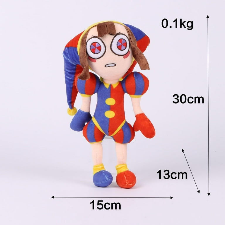 Cartoon The Amazing Digital Circus Pomni Jax Stuffed Plush Doll Toys Xmas  Gifts