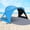 Skyblue-Dark Shelter, variant on Gorich UPF 50+ Beach Tent for 3-6 Person, Lightweight Portable Sun Shelter with 2 Zippered Doors, Easy Setup Beach Canopy, UV Protection Sun Shade for Family, Outdoor, Camping, Picnic