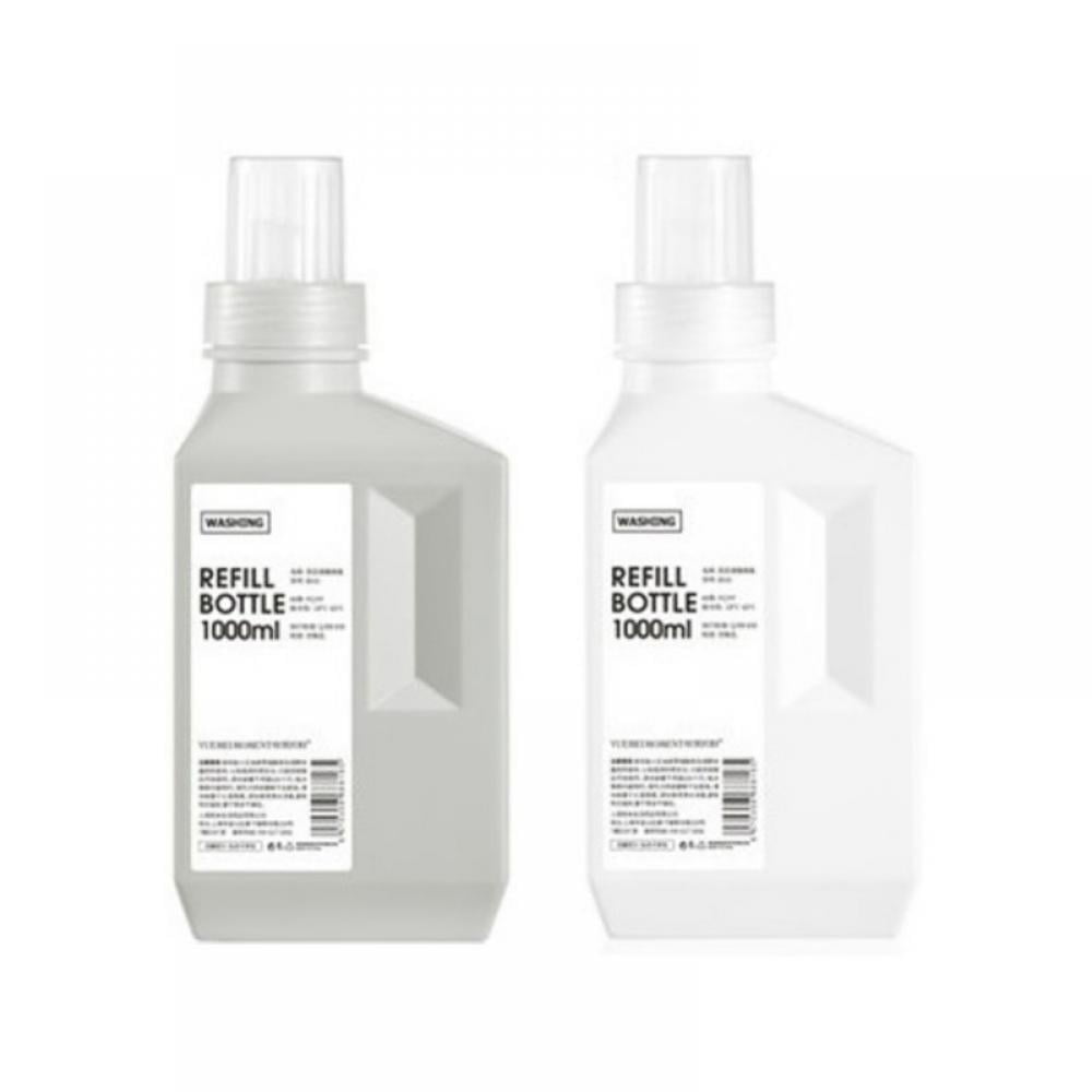 Laundry Detergent Dispenser Refillable Laundry Liquid Softener Storage