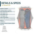 thumbnail image 4 of Featherstone Lightweight 2 Person Outdoor Backpacking Tent with Rain Fly, 4 of 9