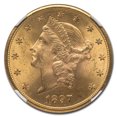 thumbnail image 2 of 1897-S $20 Liberty Gold Double Eagle MS-64 NGC, 2 of 3