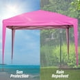thumbnail image 5 of Outdoor Basic 10' x 10' Pop up Canopy Tent Outside Canopy with Carry Bag, Pink, 5 of 5