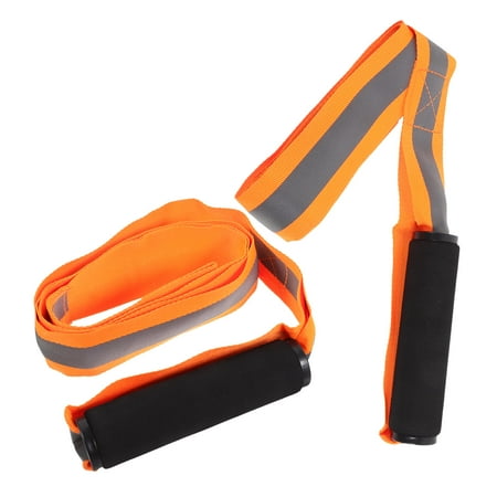 ELAYARD Heavy Duty Deer Carrier Adjustable Nylon Webbing Drags for Hunting Orange 2Pcs