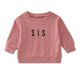 thumbnail image 1 of Gibobby Sudadera Forro Polar clásico con Cuello RedondoNiñas Niños otoño SIS Simple pulóver sudadera ropa de otoño(Rojo de la sandía, 2-3 Años), 1 of 4