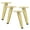 Glod, variant on 8 inch / 20cm Metal Furniture Legs, Btowin VCF 4Pcs Gold Mid Century Modern Round Oblique Tapered Furniture Feet Brushed Nickel Finish for Cabinet Sofa Table Bed