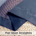 thumbnail image 5 of OVZME 2 Panels Sheer Navy Blue Curtains 54 Inches Length Window Treatment for Kitchen, Elegant Airy Transparent Curtain Draperies Rod Pocket for Kids Living Room, Each 42 Width 54 Length, 5 of 5