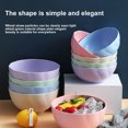 thumbnail image 6 of Straw Bowl Set, Large Wheat Straw Serving Bowls Lightweight Unbreakable Dinnerware, Microwave Safe Reusable Tableware for Household Dorm Camping, 5-Pack, 6 of 7
