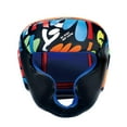thumbnail image 2 of Protector de cabeza de boxeo de cuero PU Cola Casco de boxeo, 2 of 4
