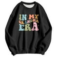 thumbnail image 3 of In My Grandma Era Sweatshirts for Women Long Sleeve Crewneck Grandma Sweatshirt Mothers Day Pullover Tops, 3 of 5