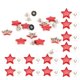 thumbnail image 5 of Juego de 50 remaches de estrella, tornillos de aleación de Zinc, bolsas, ropa, zapatos, cinturones, botón plano DIY, 12mm, rojo, 5 of 8