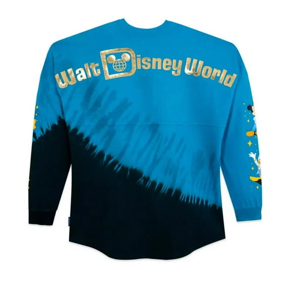 Walt Disney World 50th Anniversary Mickey & Friends Spirit Jersey Blue Ombre Adult Size Medium NWT