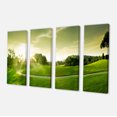 thumbnail image 2 of Green Valley Panorama - Landscape Canvas Art Print, 2 of 3