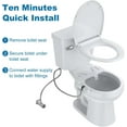 thumbnail image 4 of Ourlova Accessoire de Bidet à Double Roue en ABS, Double Rampe de Pulvérisation pour Siège de Toilette, 4 of 6