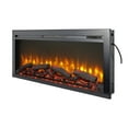 thumbnail image 4 of 44 inch wall recessed electric fireplace with remote and Imitation Flame , LED light heater, 4 of 5