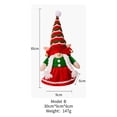 thumbnail image 2 of Juguete de gnomo enano de Navidad gnomos de peluche hechos a mano para decoración navideña (niña) JShteea Libre de BPA, 2 of 9