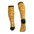 thumbnail image 2 of Bixox Autumn Orange Wheat Print Compression Socks,Compression Socks Women & Men Circulation for Medical,Running,Athletic, 2 of 7