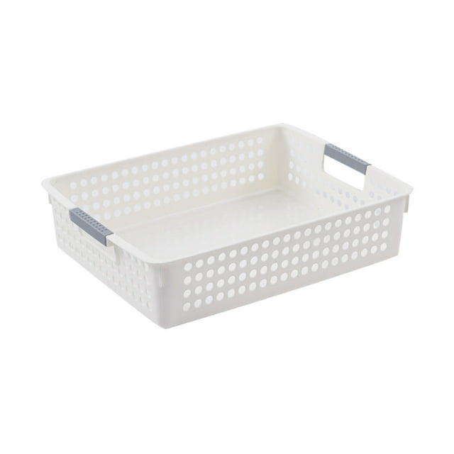 SIfdSeng Get it Fast Storage Basket Bath Basket Small Desktop Snacks Storage Basket Storage Box Kindergarten Toys Storage Frame Storage Basket