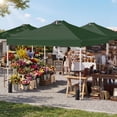 thumbnail image 5 of Gymax 10x10 FT Pop Up Canopy Tent 1-Person 1-Button Push Instant Setup w/ 4 Sandbags Green, 5 of 10