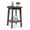 Grey, variant on EDX Small Round End Table Set of 2, Modern Nightstand with Tapered Legs, 2-Tier Storage Side Table, Easy Assembly, Space-Saving Accent Table for Living Room Bedroom, Natural Wood